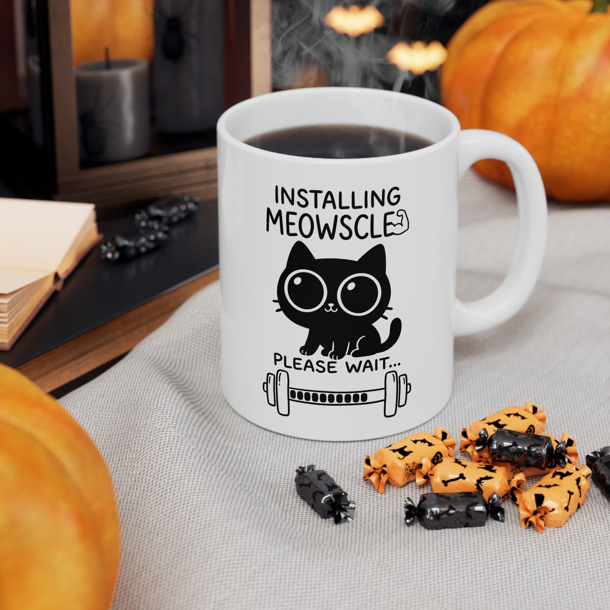 Installing Meowscles Ceramic Mug