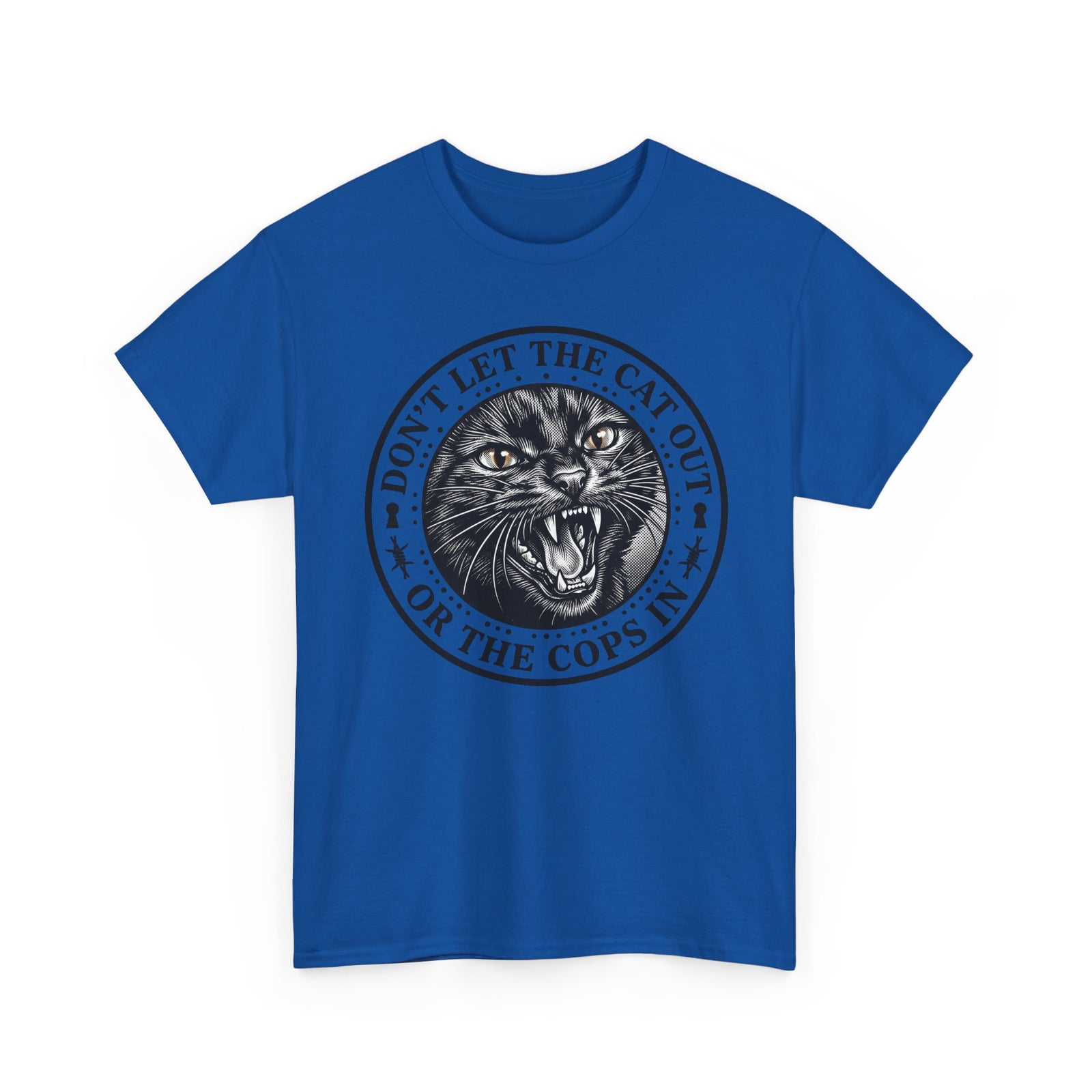Don't Let The Cat Out T-Shirt — Funny Cat Lover Tee