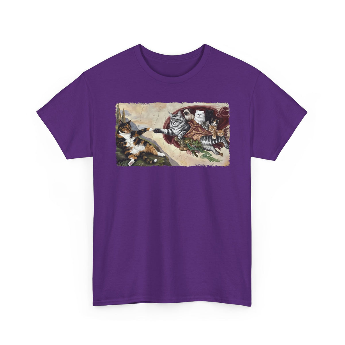 The Creation of Adam Cats T-Shirt