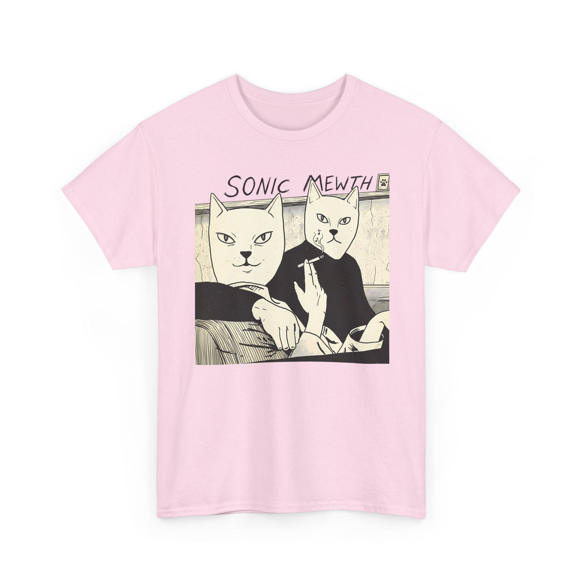 Funny Cat Parody T-Shirt — Cute Satirical Cat Tee