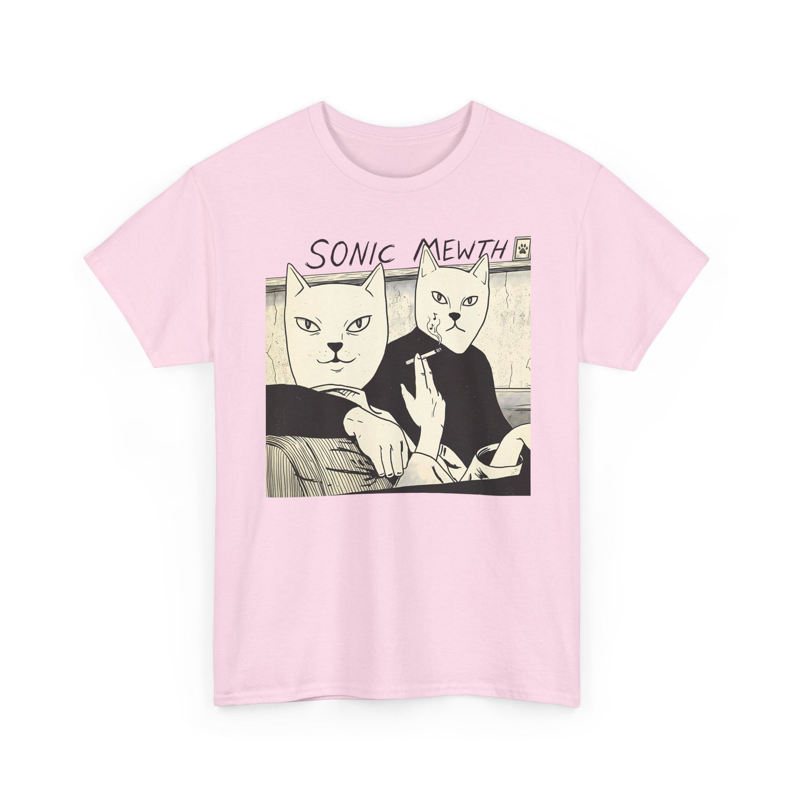 Funny Cat Parody T-Shirt — Cute Satirical Cat Tee