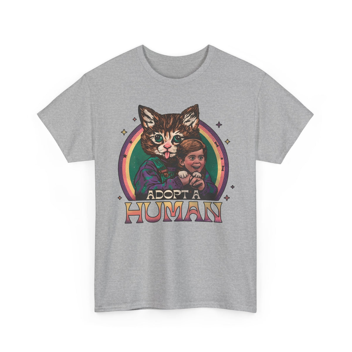Adopt a Human Funny Cat T-Shirt