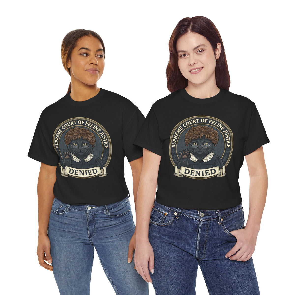 Supreme Court of Feline Justice: DENIED Cat Graphic Tee