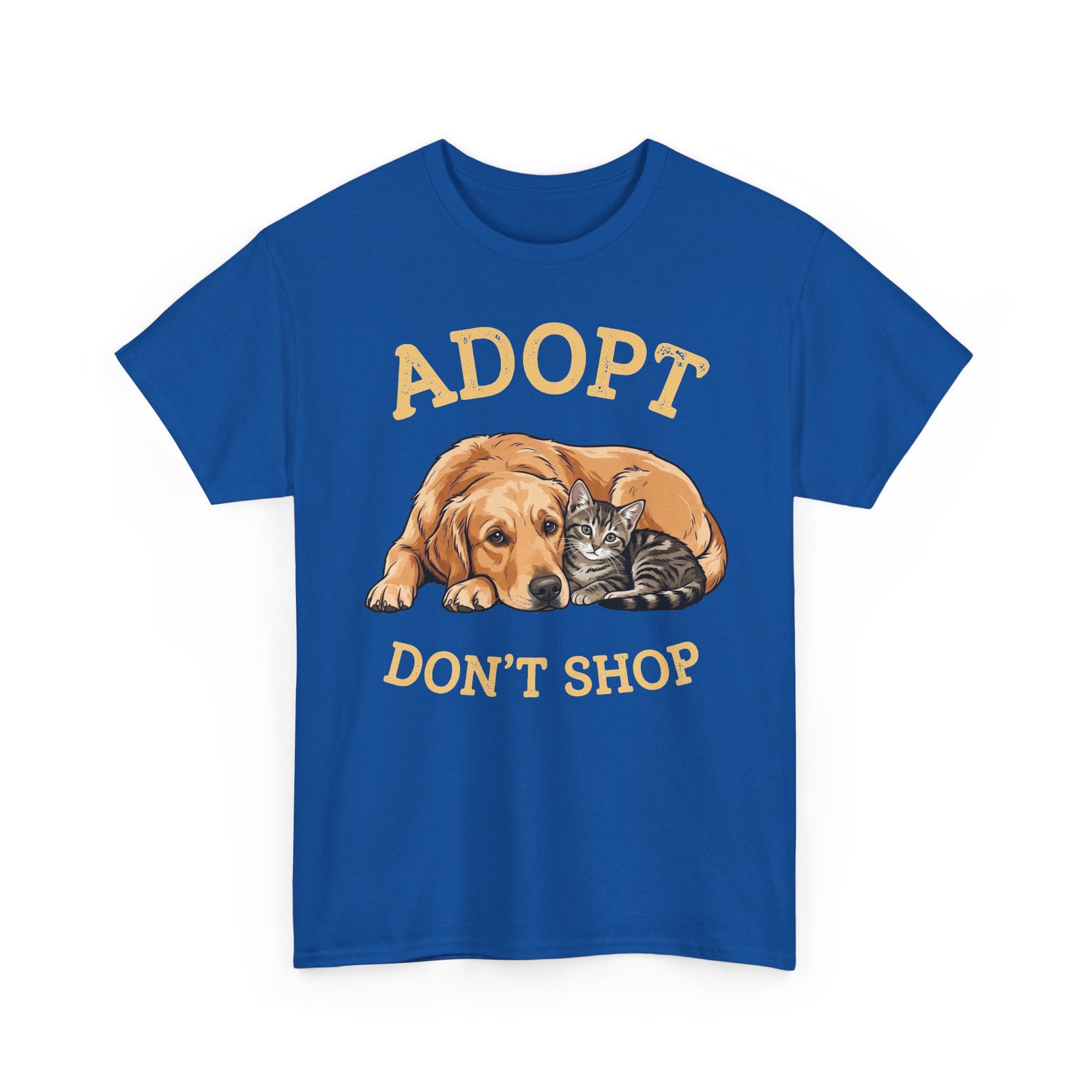 Adopt Don't Shop Tee — Rescue Dog & Cat Animal Rescue Shirt