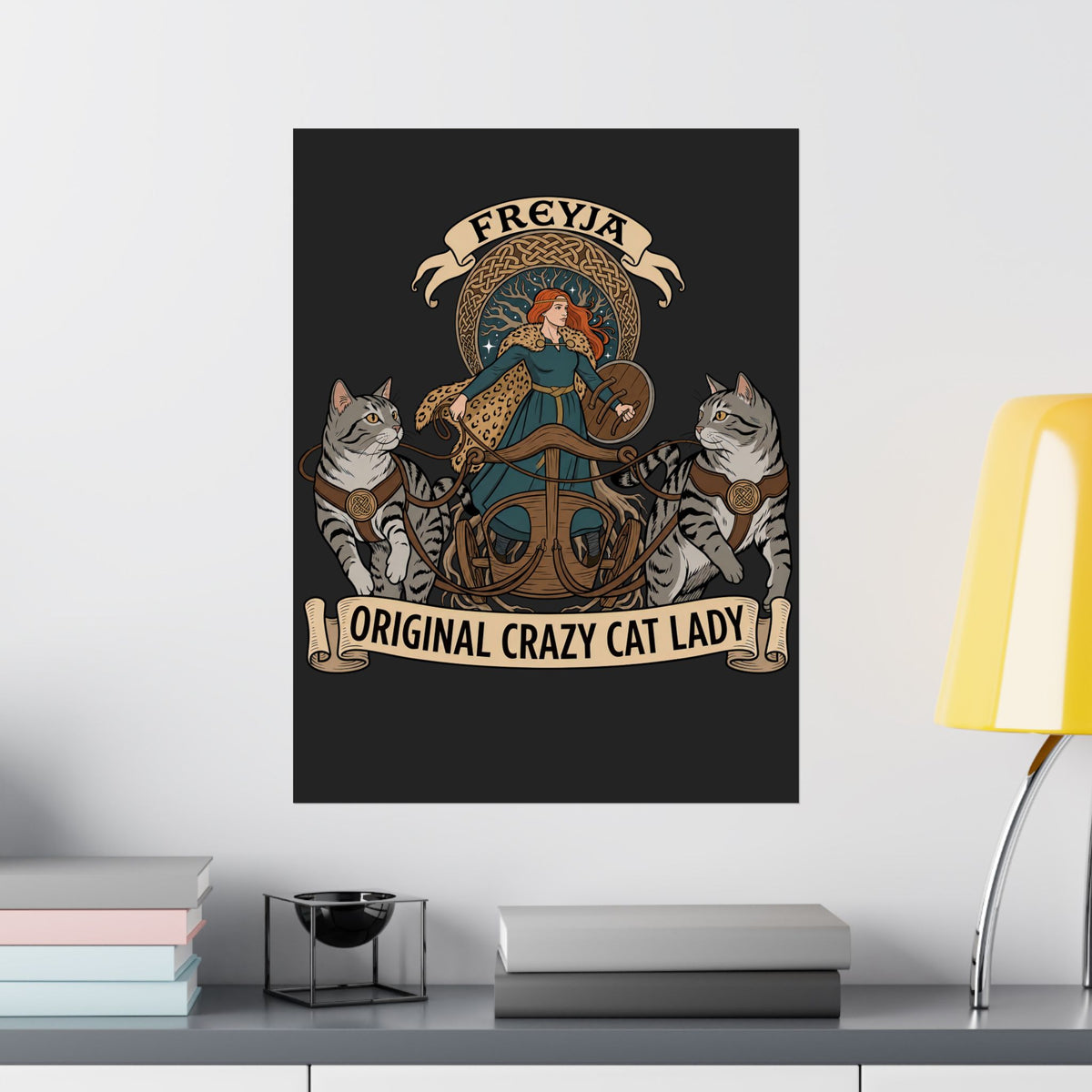 Original Crazy Cat Lady Poster