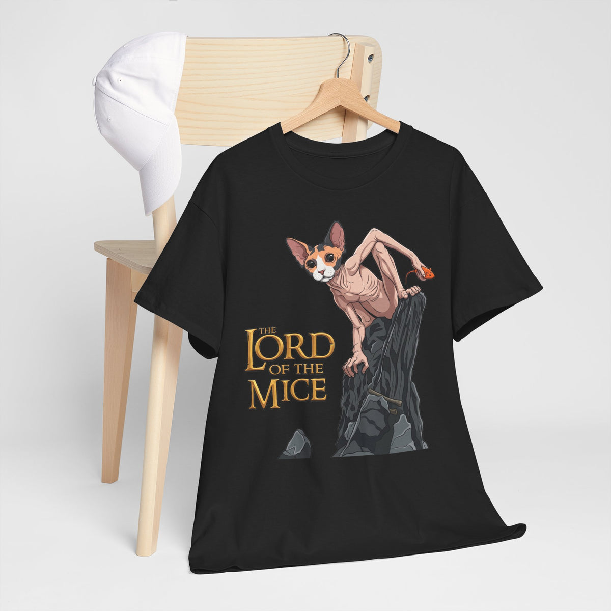 Lord of the Mice T‑Shirt — Fantasy Sphynx Cat Parody Tee