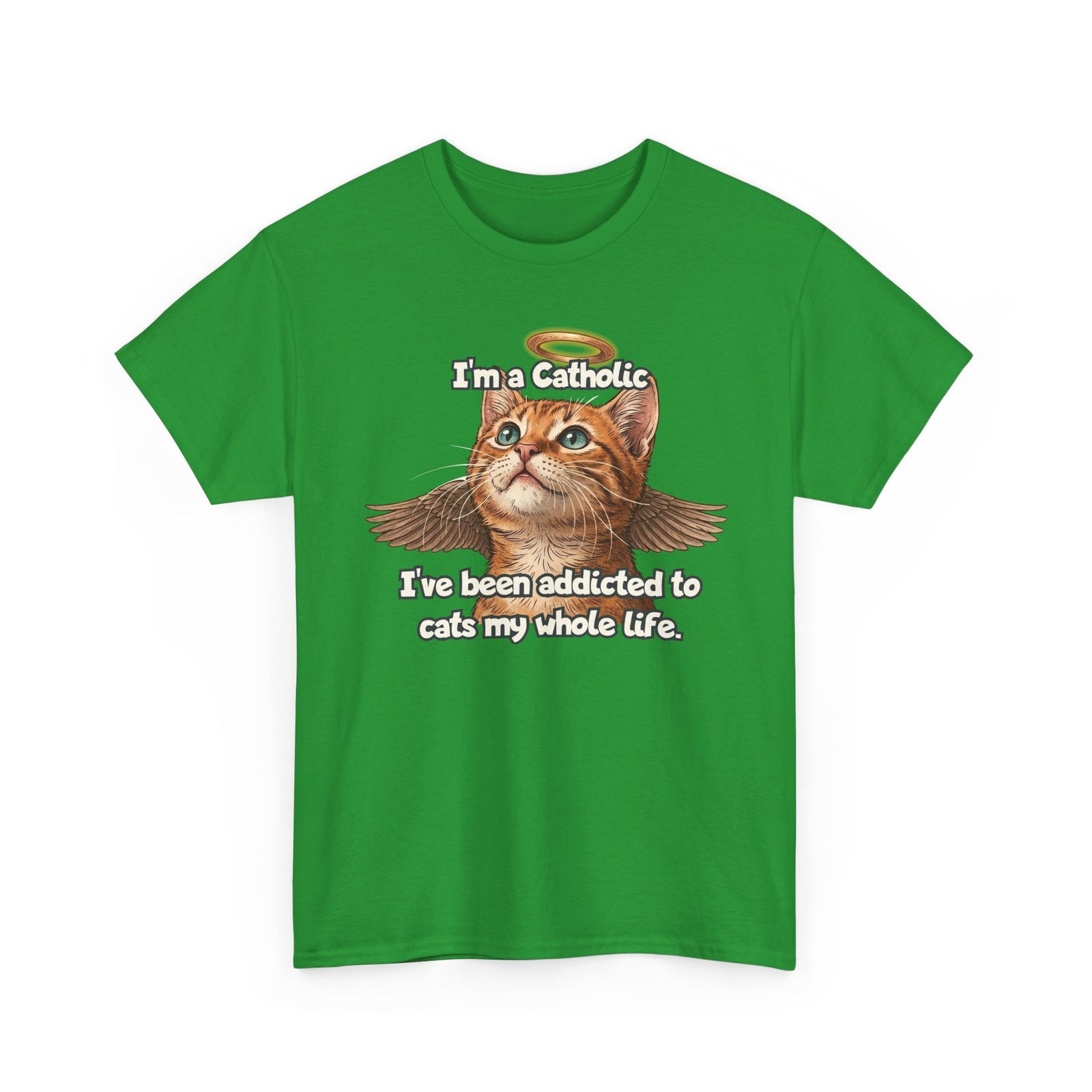 "I've Been Addicted to Cats My Whole Life" Cat Lover T-Shirt