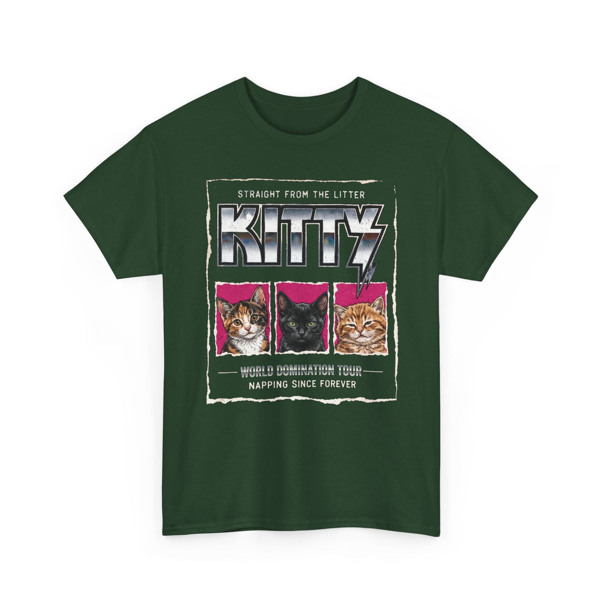 Straight From the Litter Kitty T-Shirt Funny Cat Lover Tee
