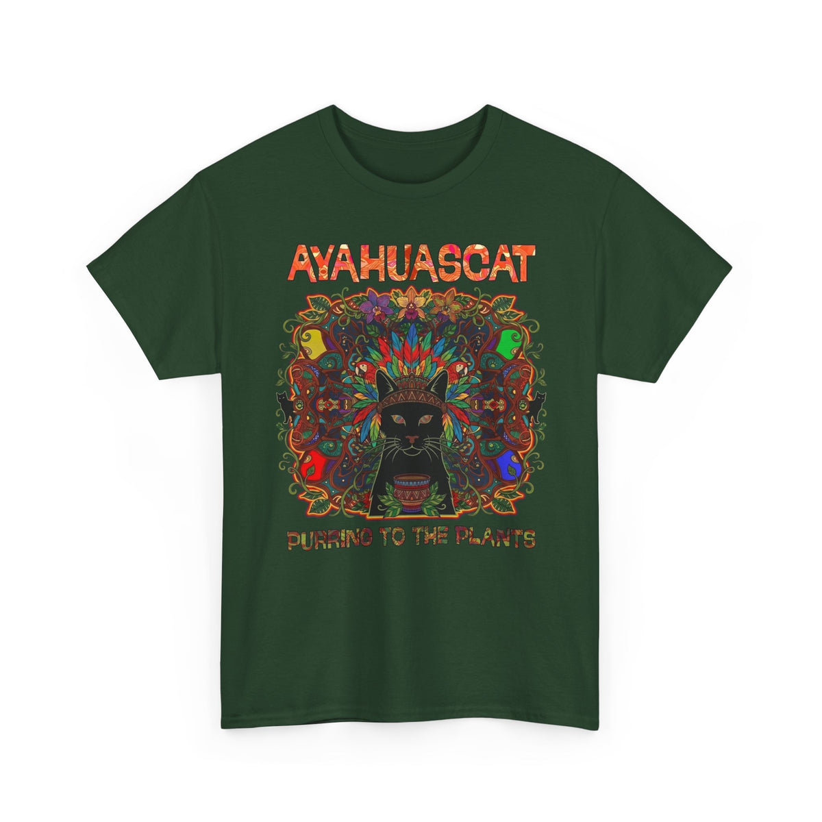 Ayahuascat T-Shirt — Psychedelic Cat Tee