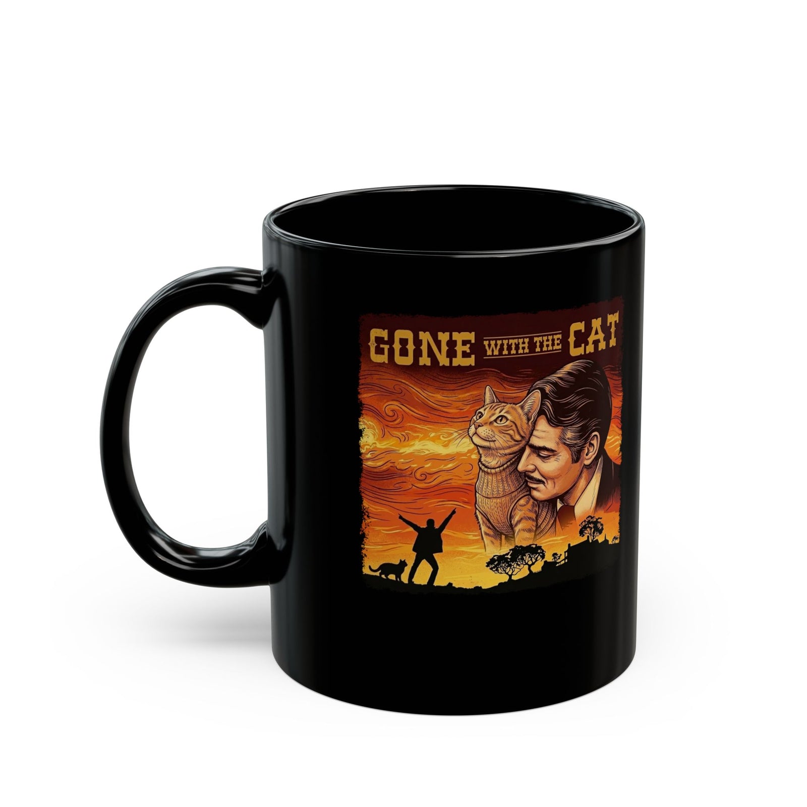 Gone with the Cat T‑Mug