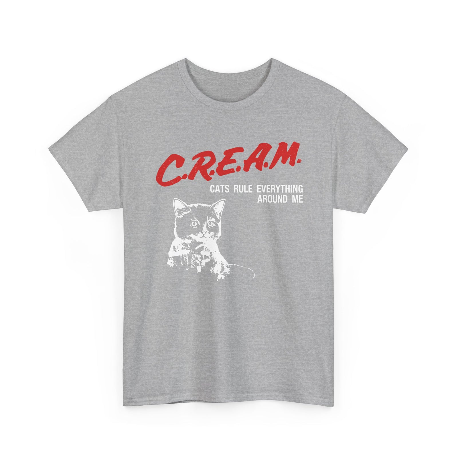 Cats Rule Everything Around Me T-Shirt — Funny Cat Lover Tee