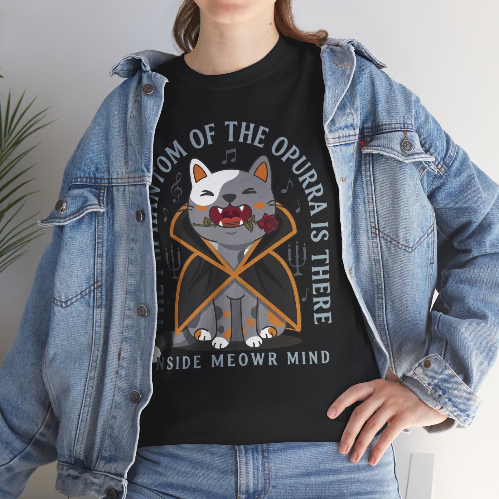 Phantom of the Opurra T-Shirt — Cat Musical Parody Tee