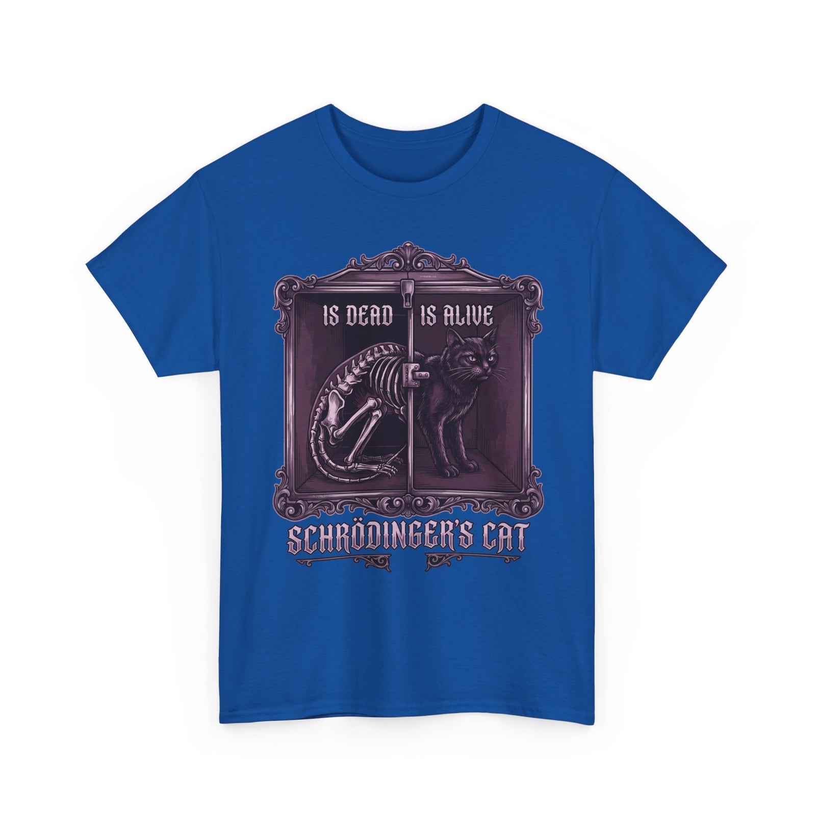 Schrödinger's Cat Is Dead Is Alive T-Shirt — Gothic Science Physics Tee