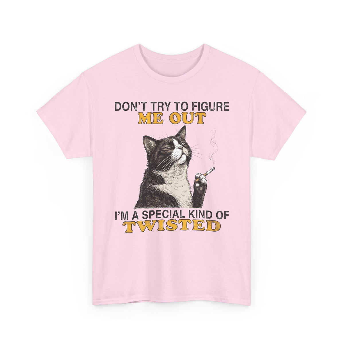 Grumpy Cat Tee "I’m a Special Kind of Twisted" Funny Sarcastic Cat Shirt for Cat Lovers