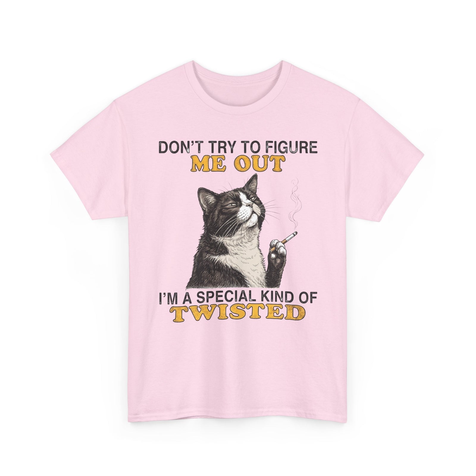 Grumpy Cat Tee "I’m a Special Kind of Twisted" Funny Sarcastic Cat Shirt for Cat Lovers