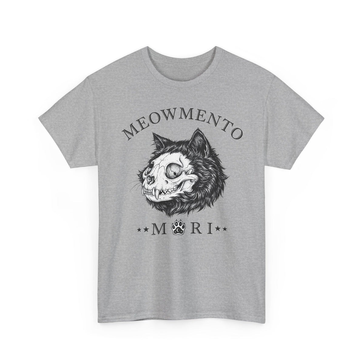 Meowmento Cat T-Shirt — Humorous Cat Memorial Tee