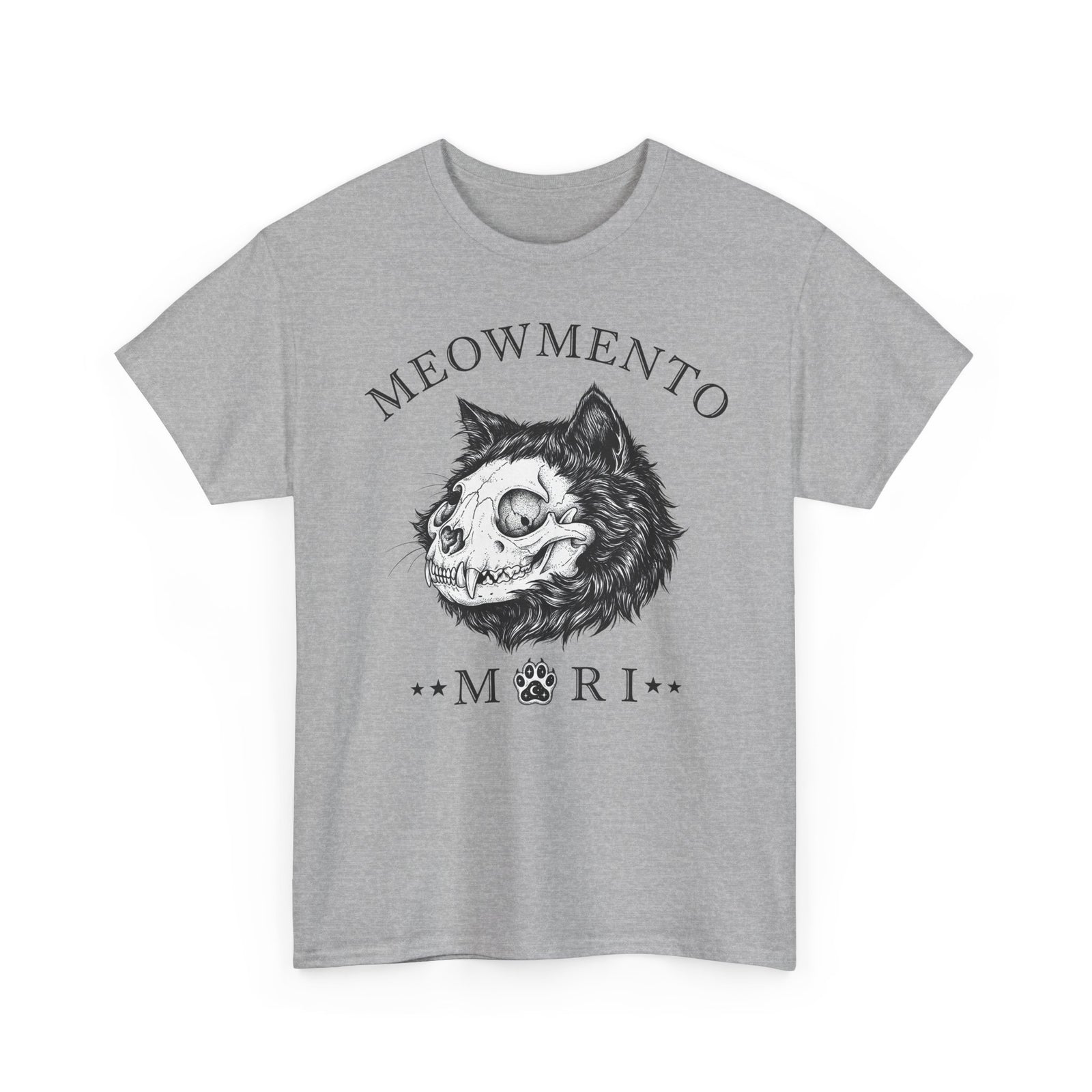 Meowmento Cat T-Shirt — Humorous Cat Memorial Tee