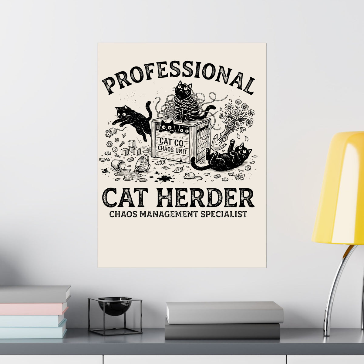 Professional Cat Herder Poster