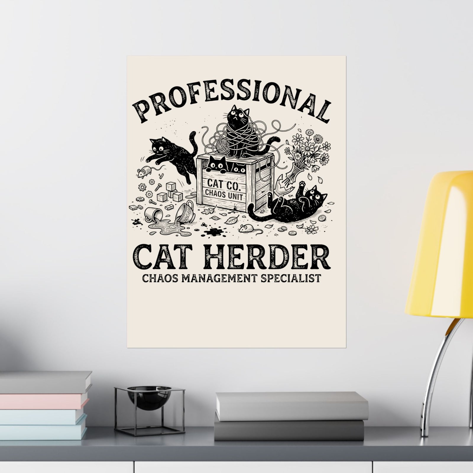Professional Cat Herder Poster