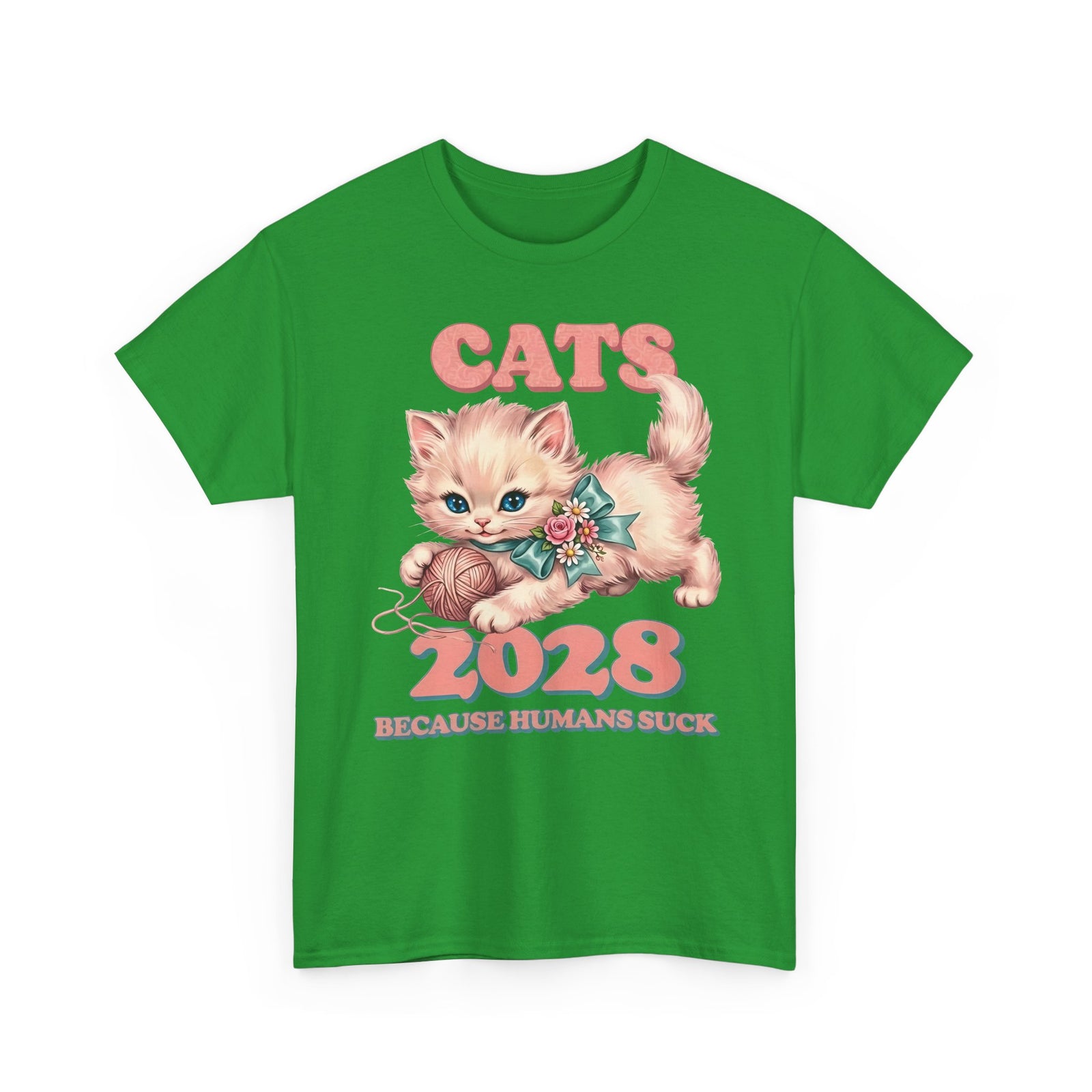 Vote for Cats T-Shirt  Funny Cat Political Tee