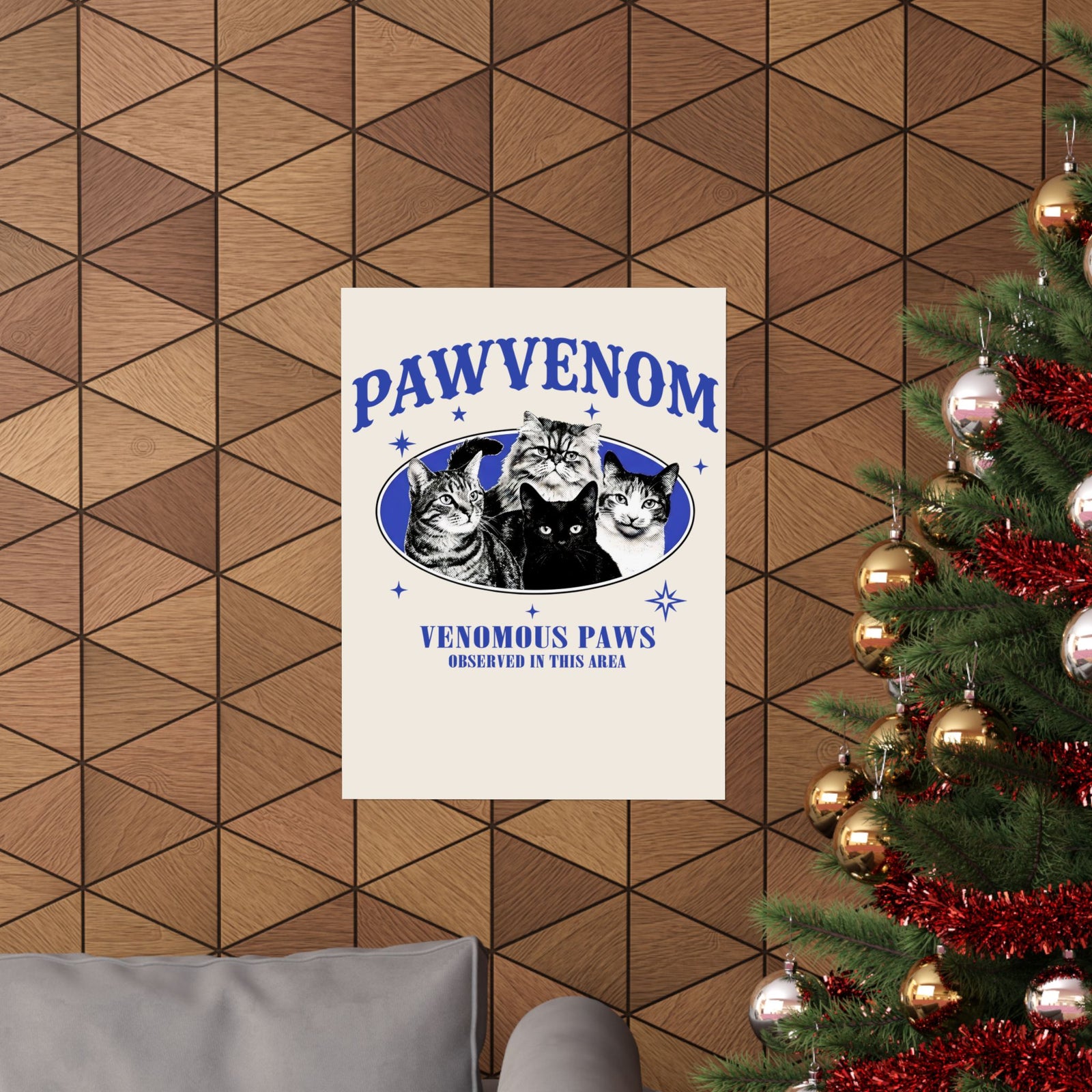 Pawvenom Funny Kitten Poster
