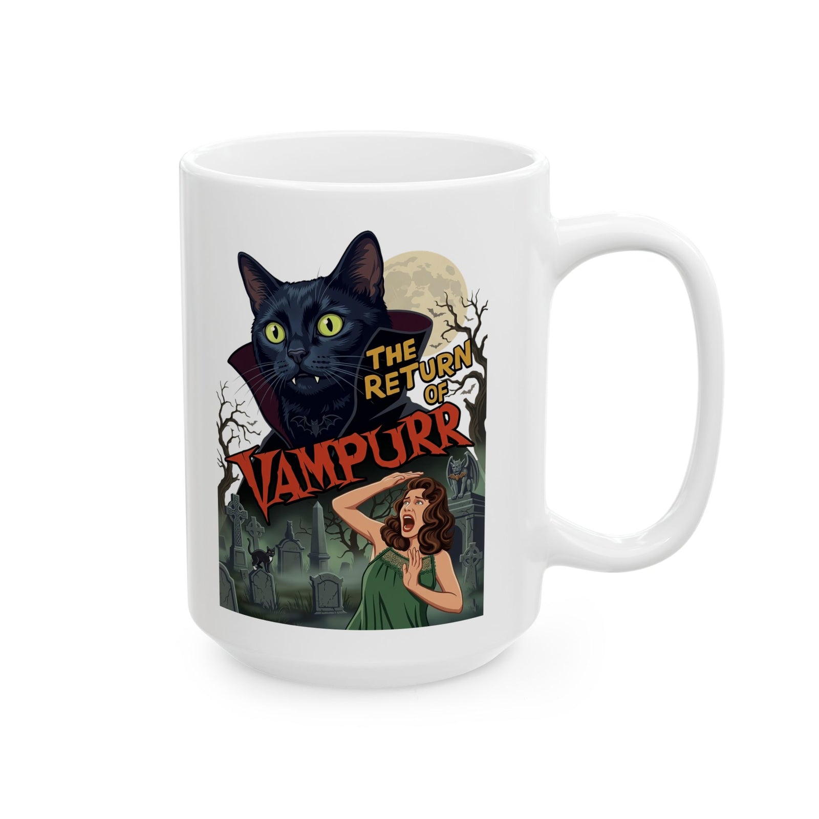 Vampurrr Cats 'The Return of Vampurrr' Ceramic Mug