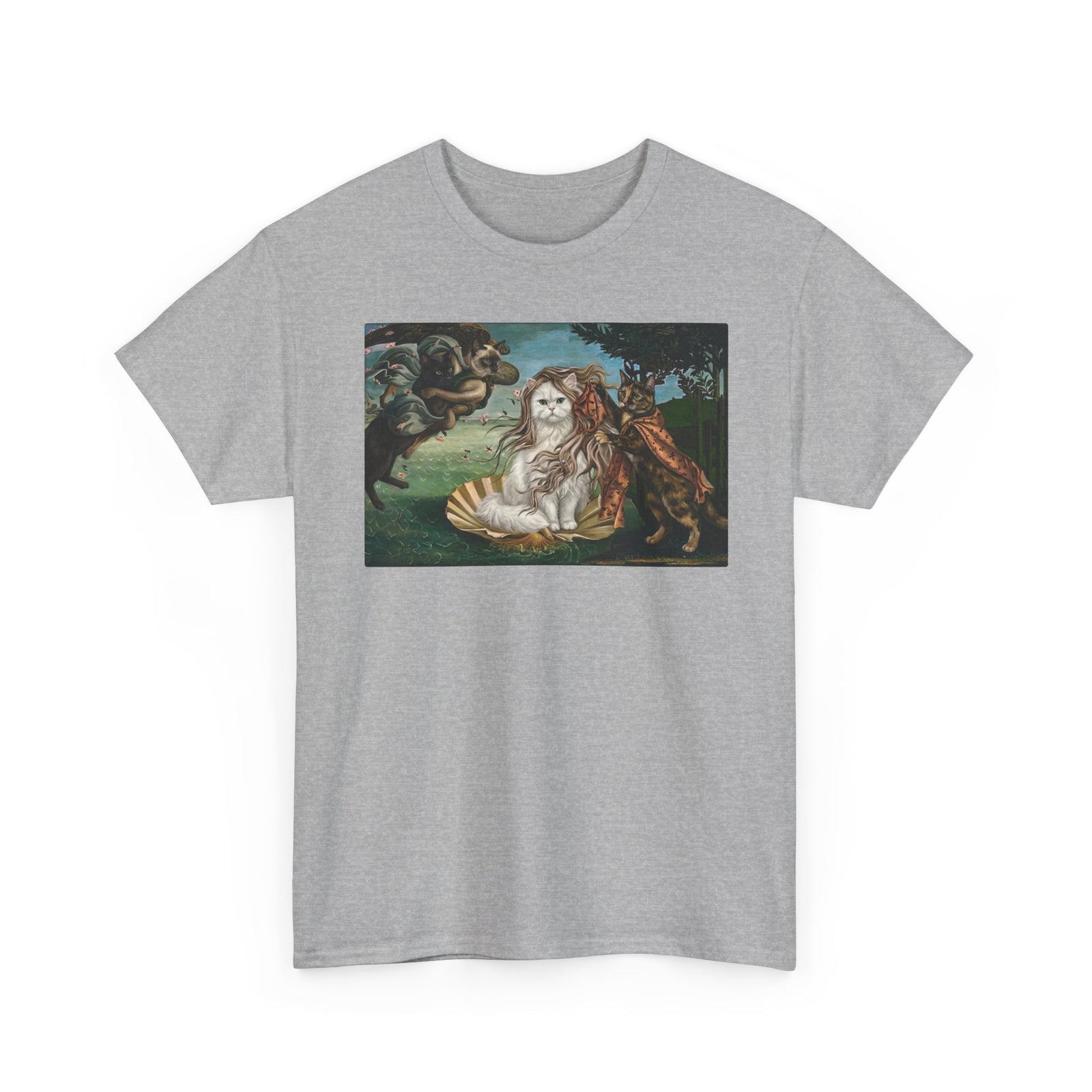 Birth of Venus Kitty T-Shirt — Vintage Art Cat Tee