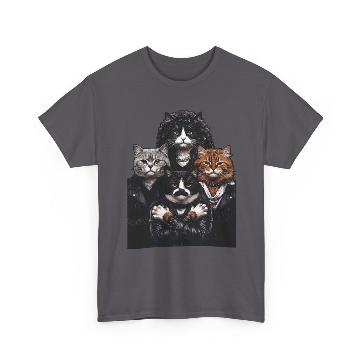 Bohemian Catsody T-Shirt — Retro 80s Hard Rock Feline Band Parody