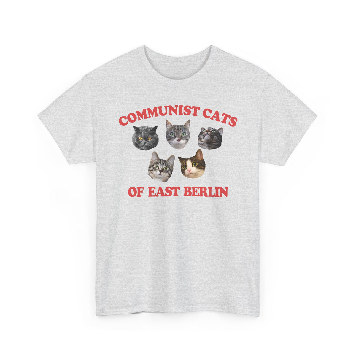 Communist Cats of East Berlin T-Shirt — Retro Socialist Cat Tee
