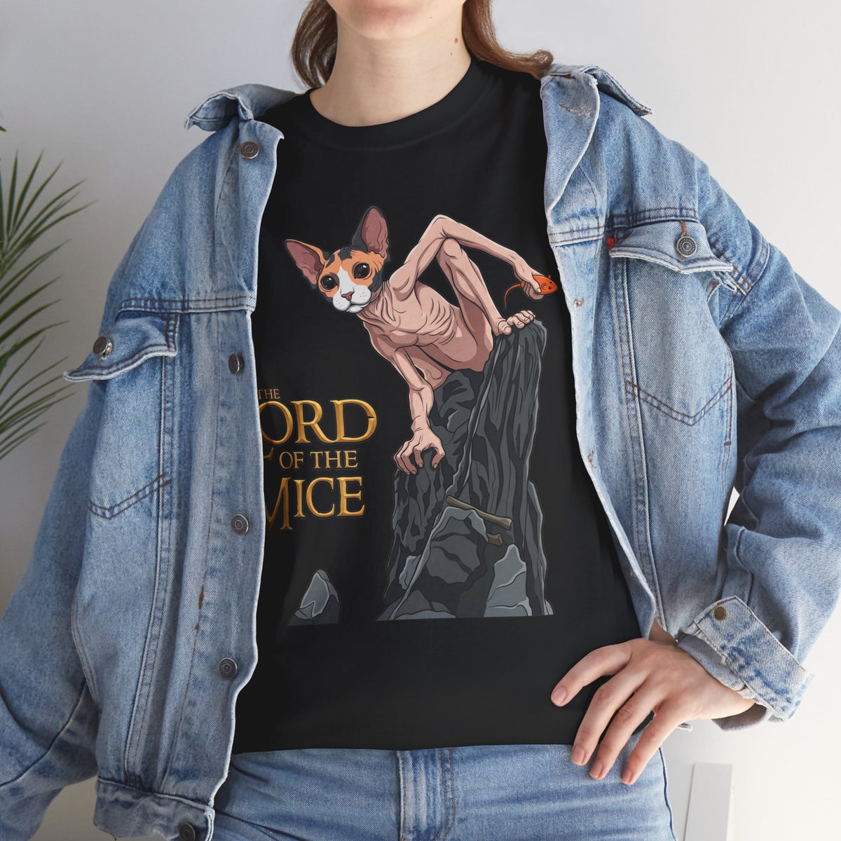 Lord of the Mice T‑Shirt — Fantasy Sphynx Cat Parody Tee