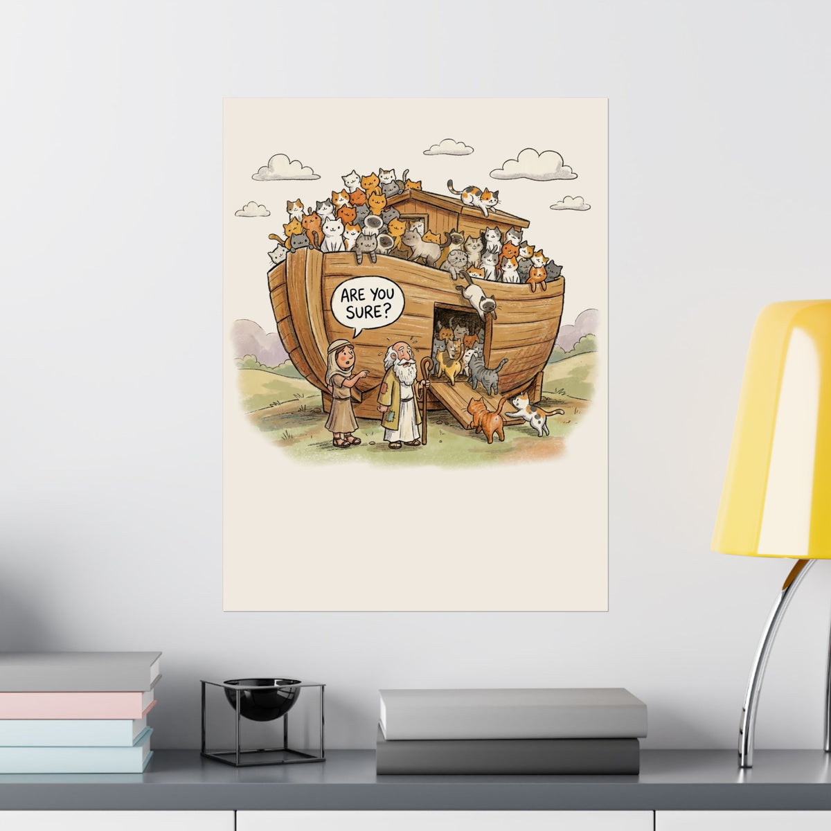 Moses and Cats T‑Poster