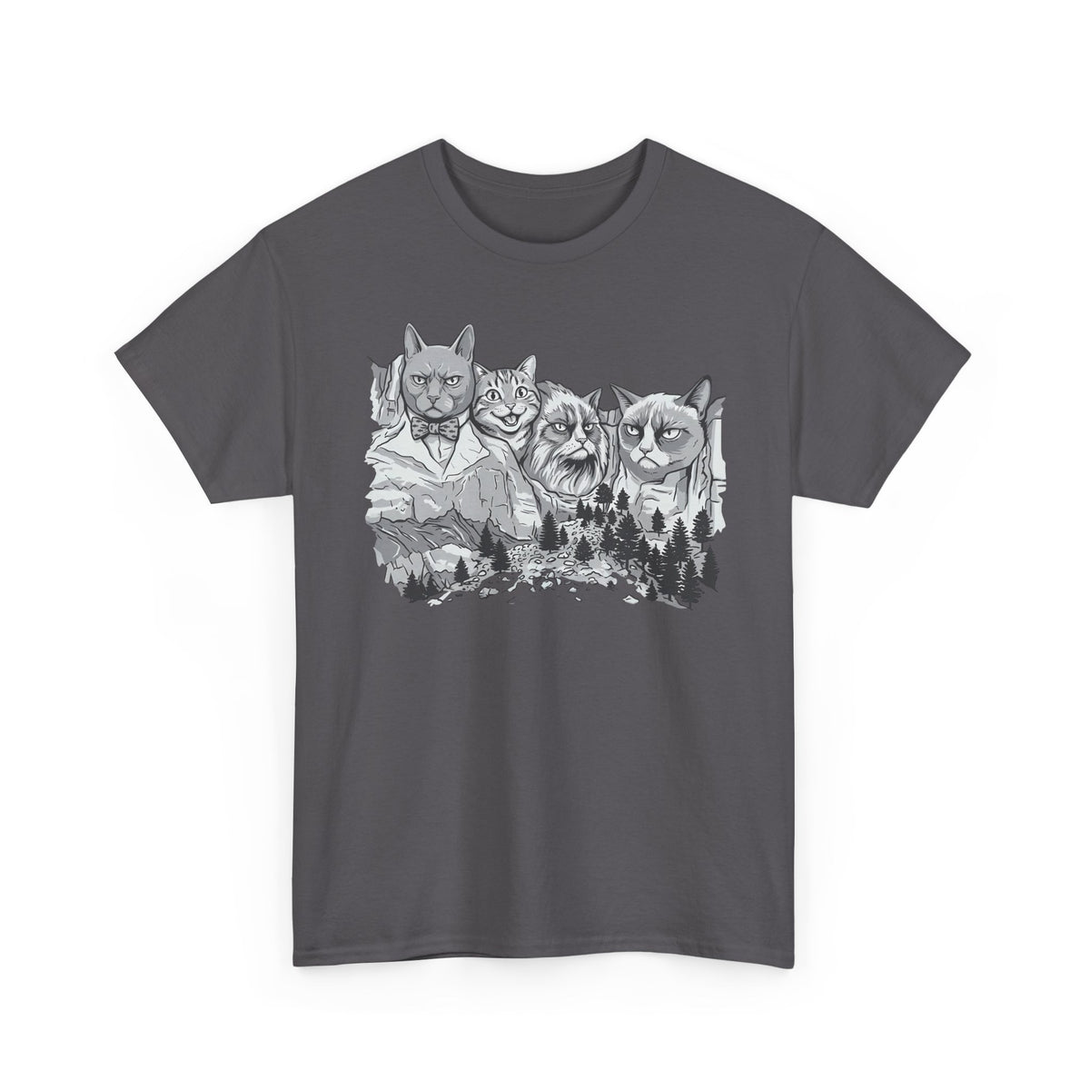 Rushmeow Graphic Tee — Cat Lover T-Shirt