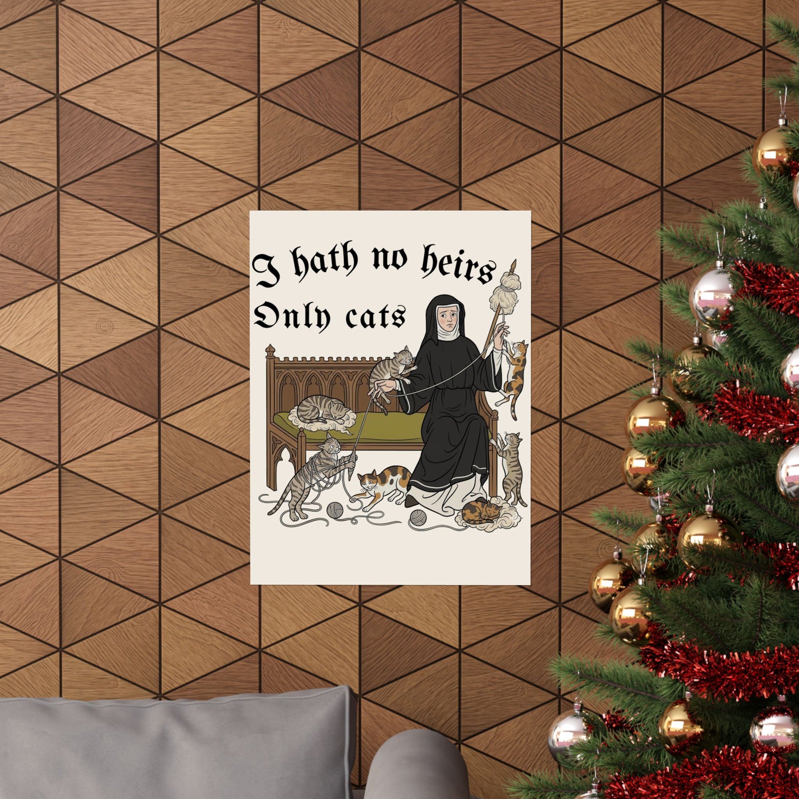 I Hath No Heirs, Only Cats Poster