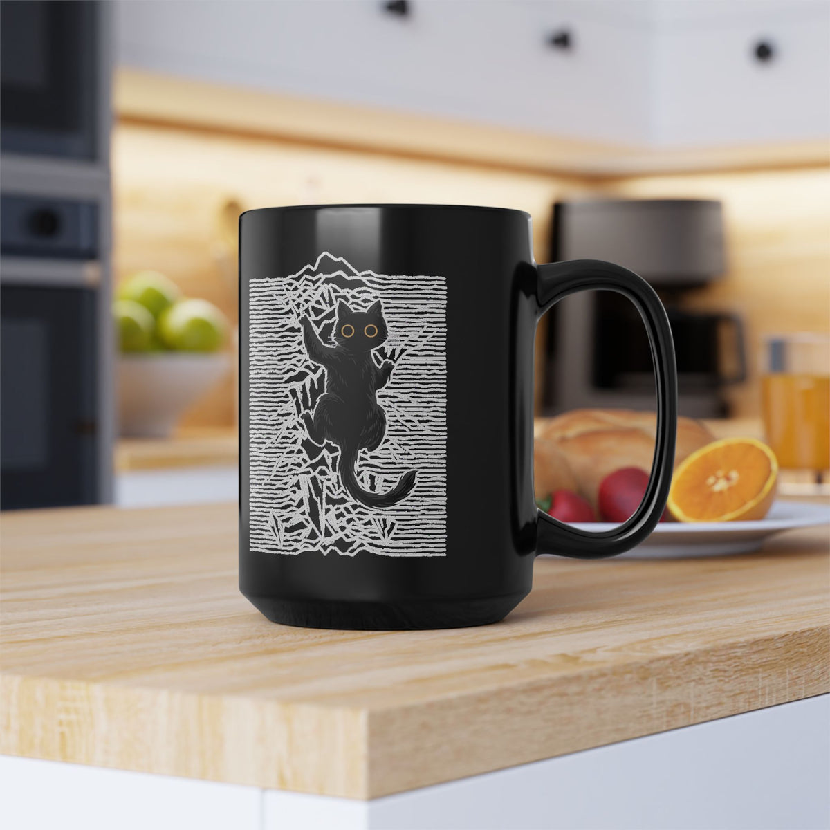 Cat Division Black Mug — Funny Cat Squad Mug
