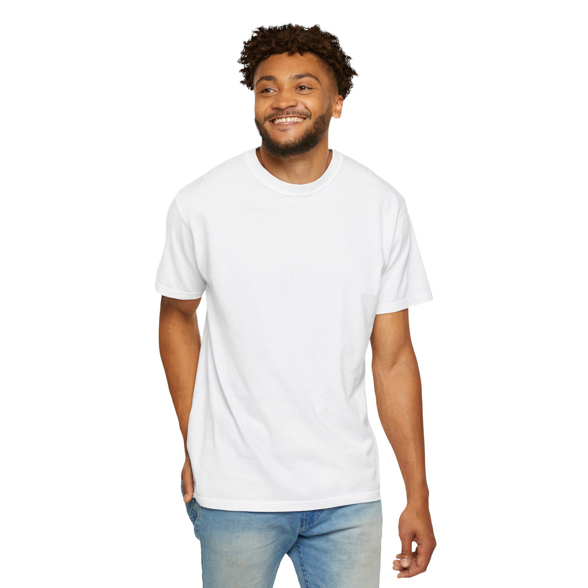 Classic White Garment-Dyed T-Shirt