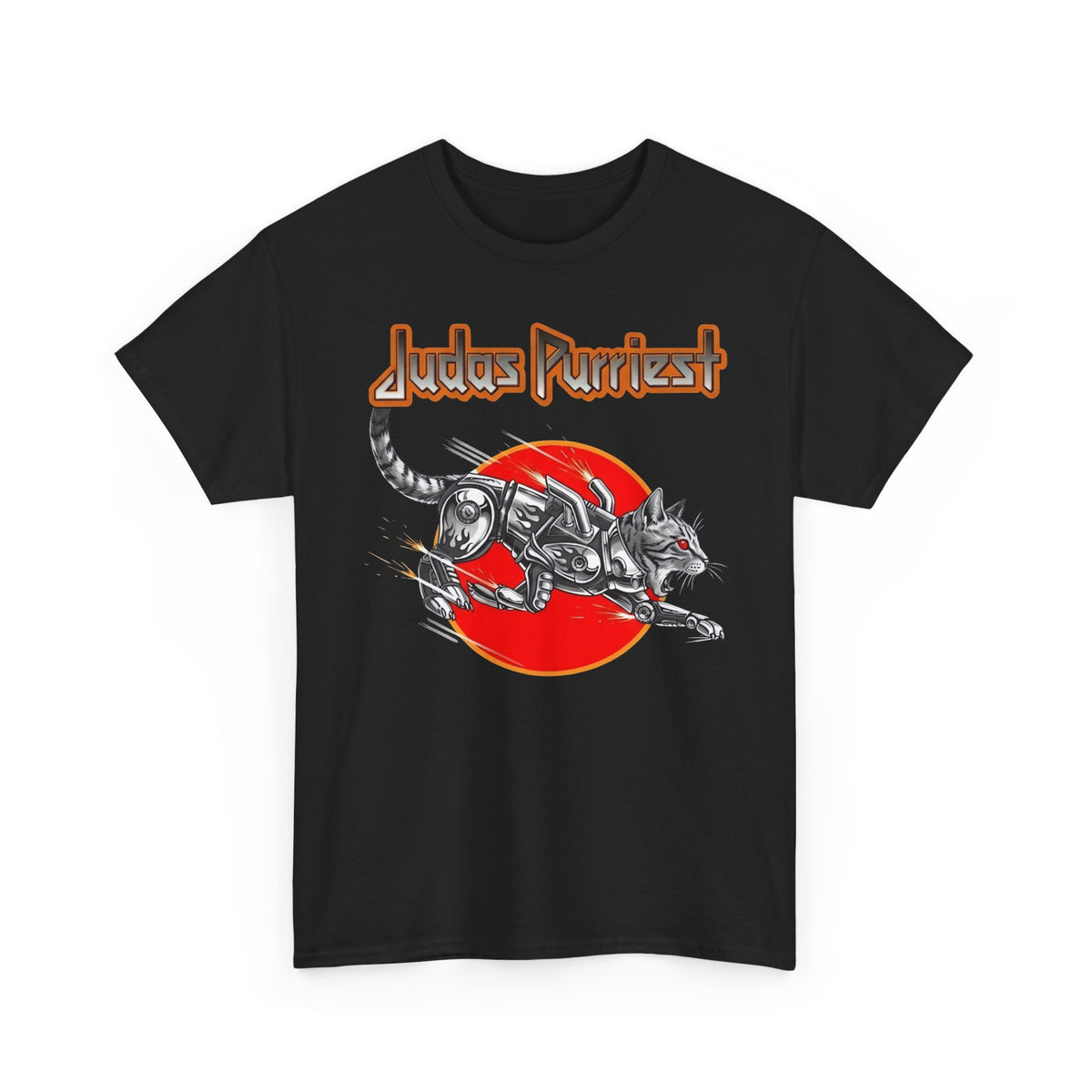 Judas Purriest Cat Graphic Tee