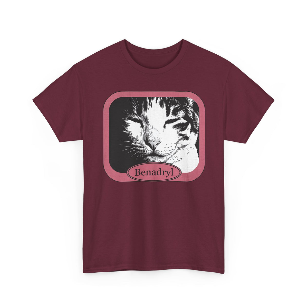 Cat After Benadryl T-Shirt — Funny Groggy Cat Tee
