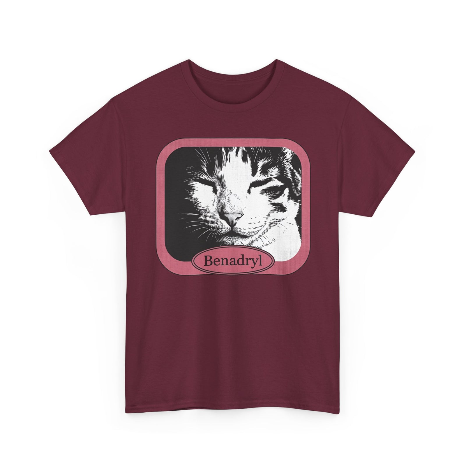 Cat After Benadryl T-Shirt — Funny Groggy Cat Tee