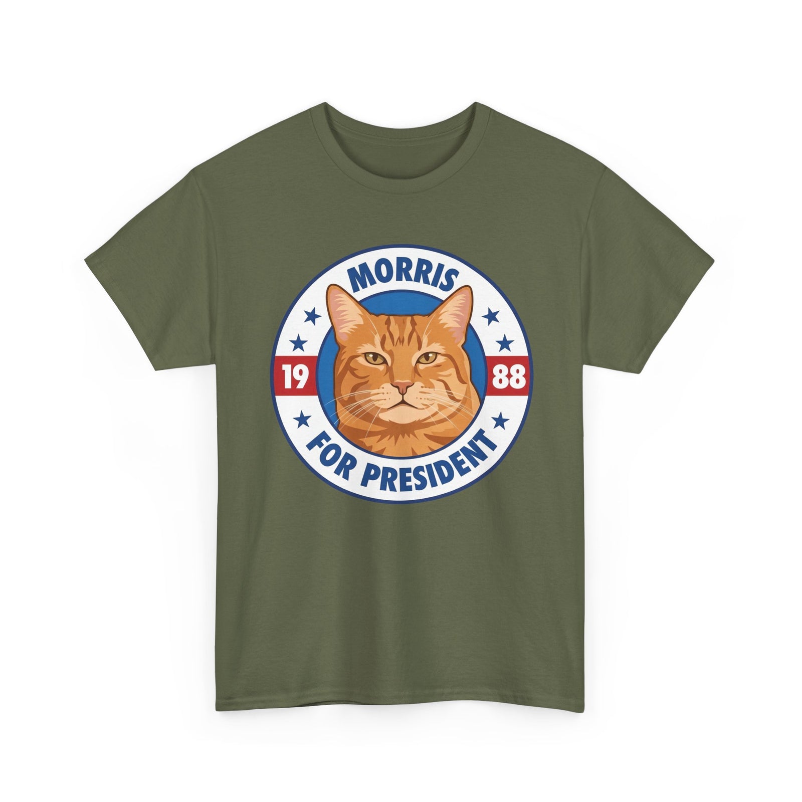 Cat For President 1988 T-Shirt Vintage Political Cat Tee
