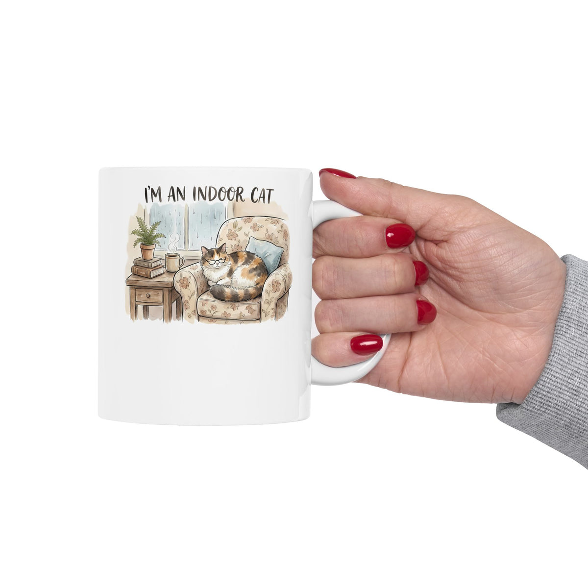 I'm An Indoor Cat Ceramic Mug