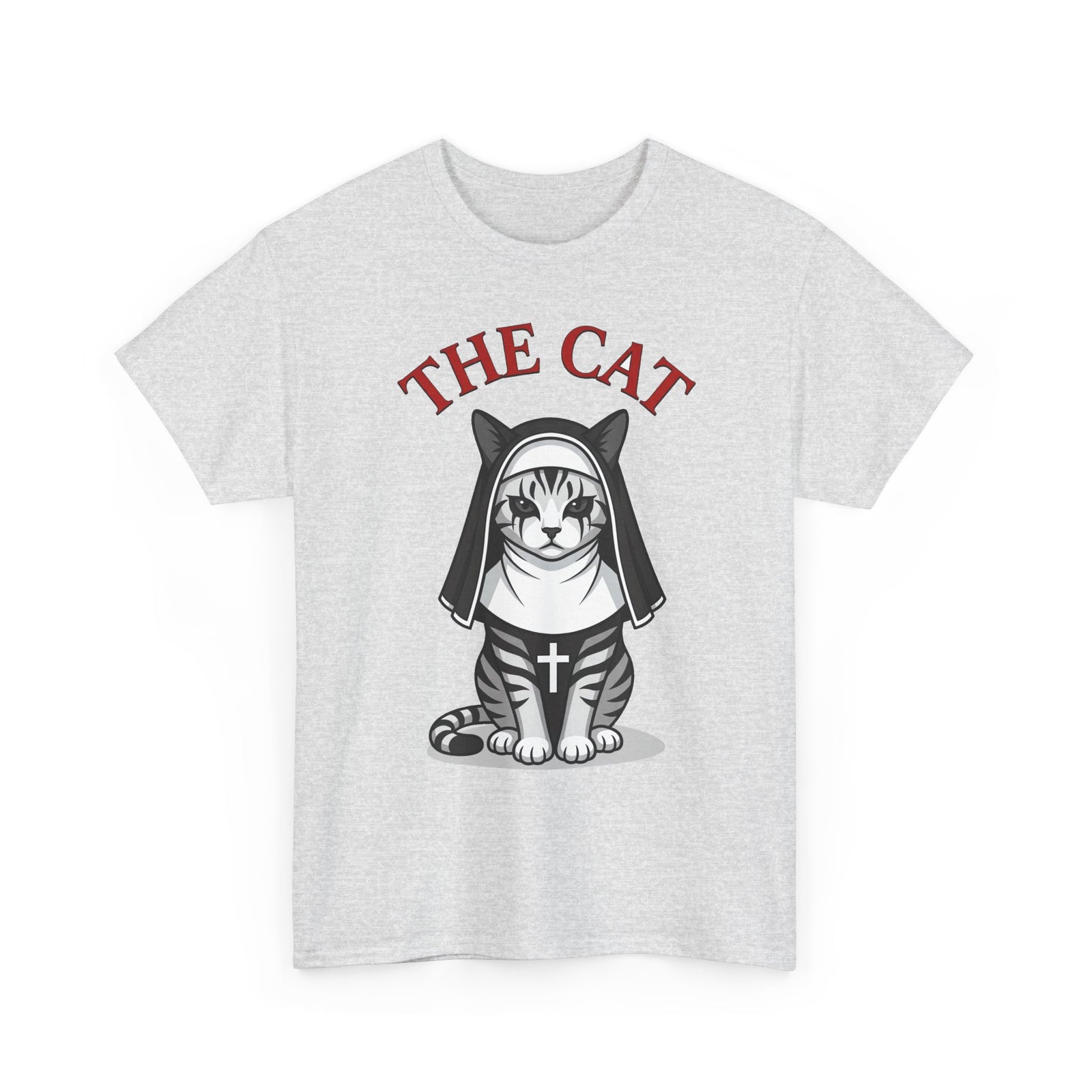 Nun Cat T-Shirt "The Cat" Gothic Kitty Tee