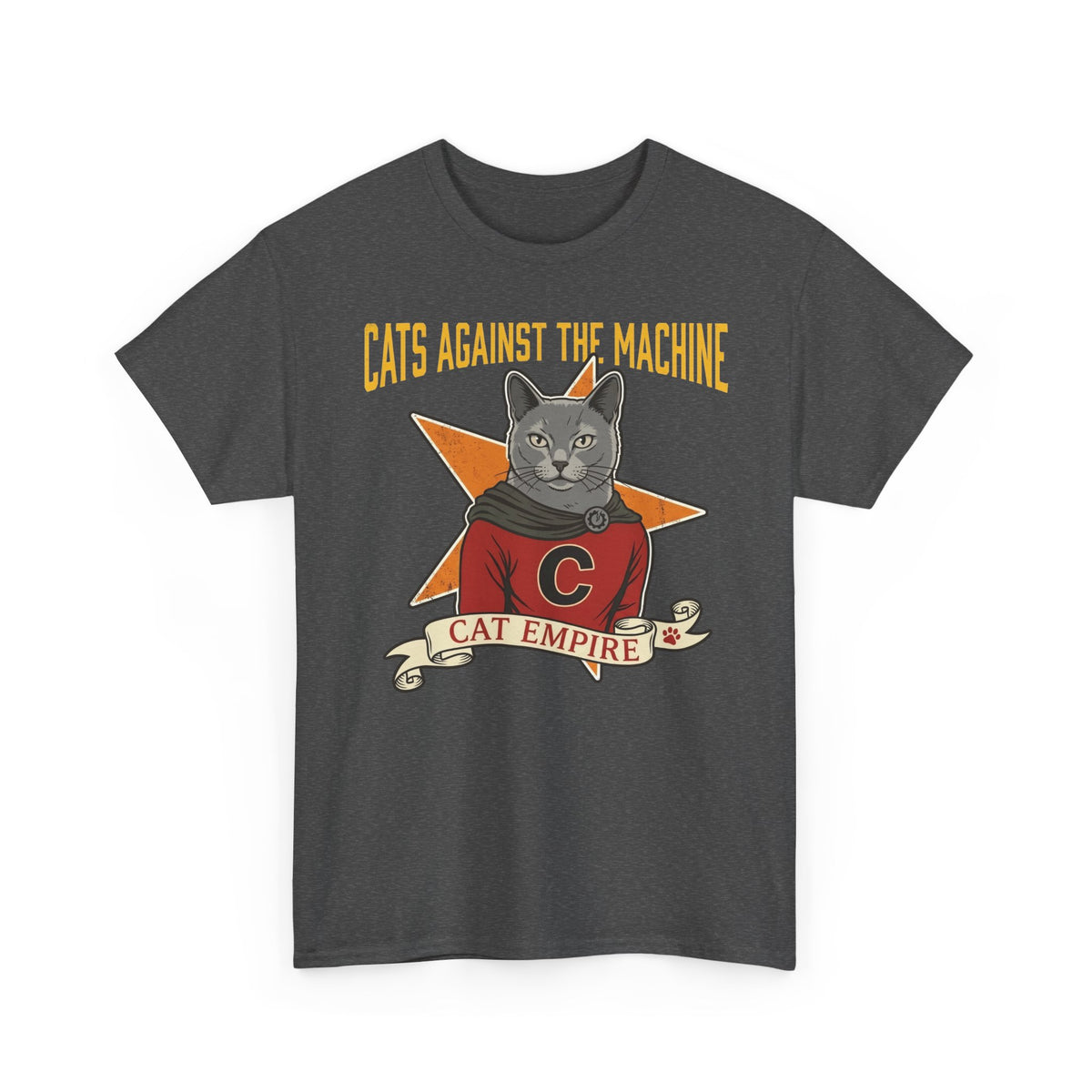 Cat Against the Machine Tee — Cat Empire Graphic T-Shirt