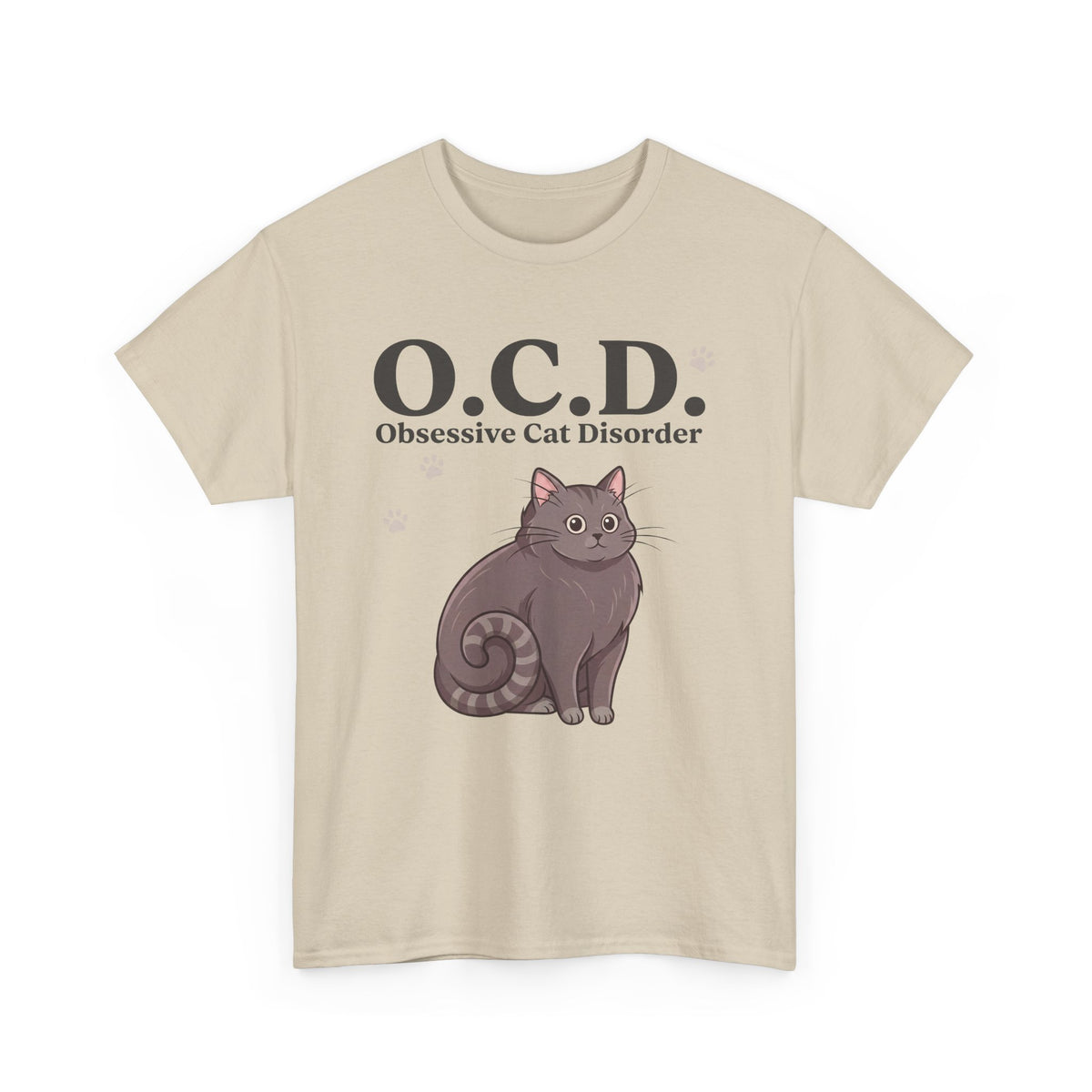 Obsessive Cat Disorder T-Shirt — O.C.D. Cat Lover Tee