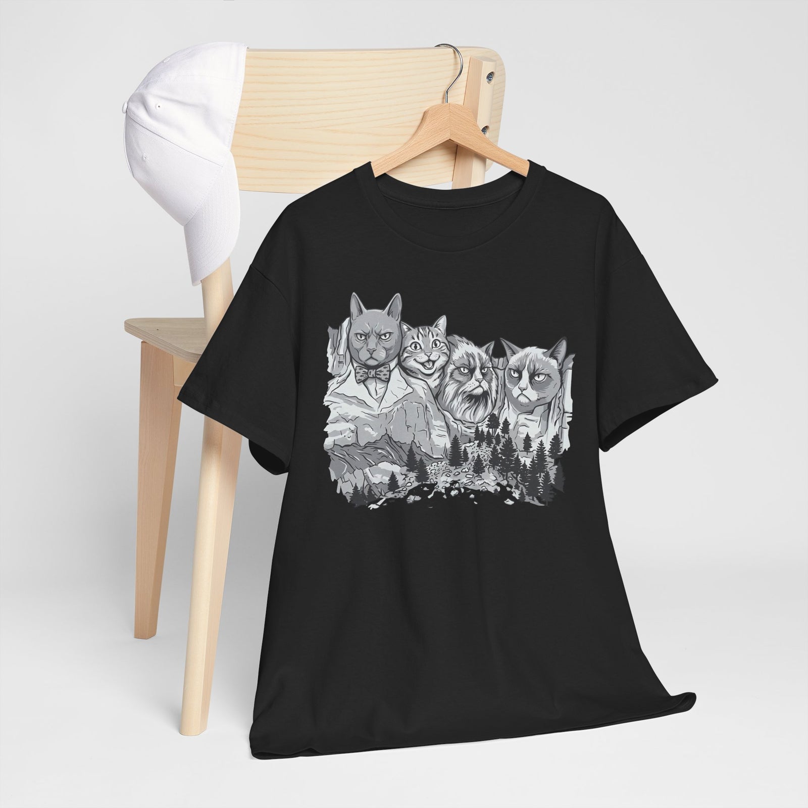 Rushmeow Graphic Tee — Cat Lover T-Shirt