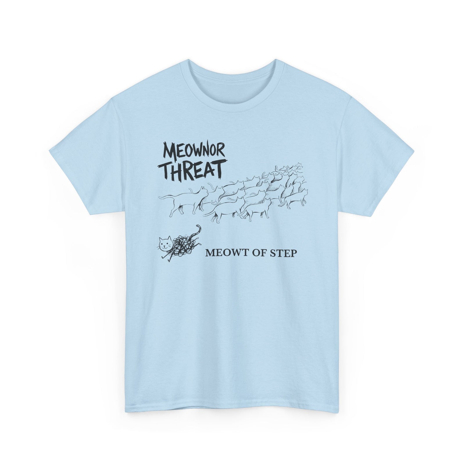 Meownor Thread Meowt Of Step T-Shirt — Funny Cat Dance Graphic Tee