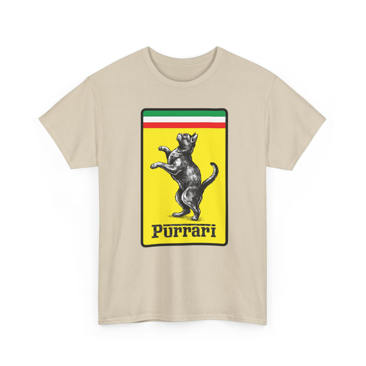 Purrari Tee — Cat Racing Graphic T-Shirt