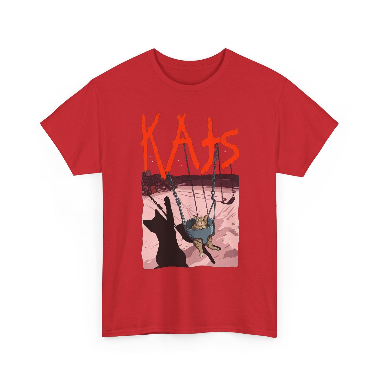 Rock Cat Band T-Shirt — Funny 'Kats' Album Parody Tee