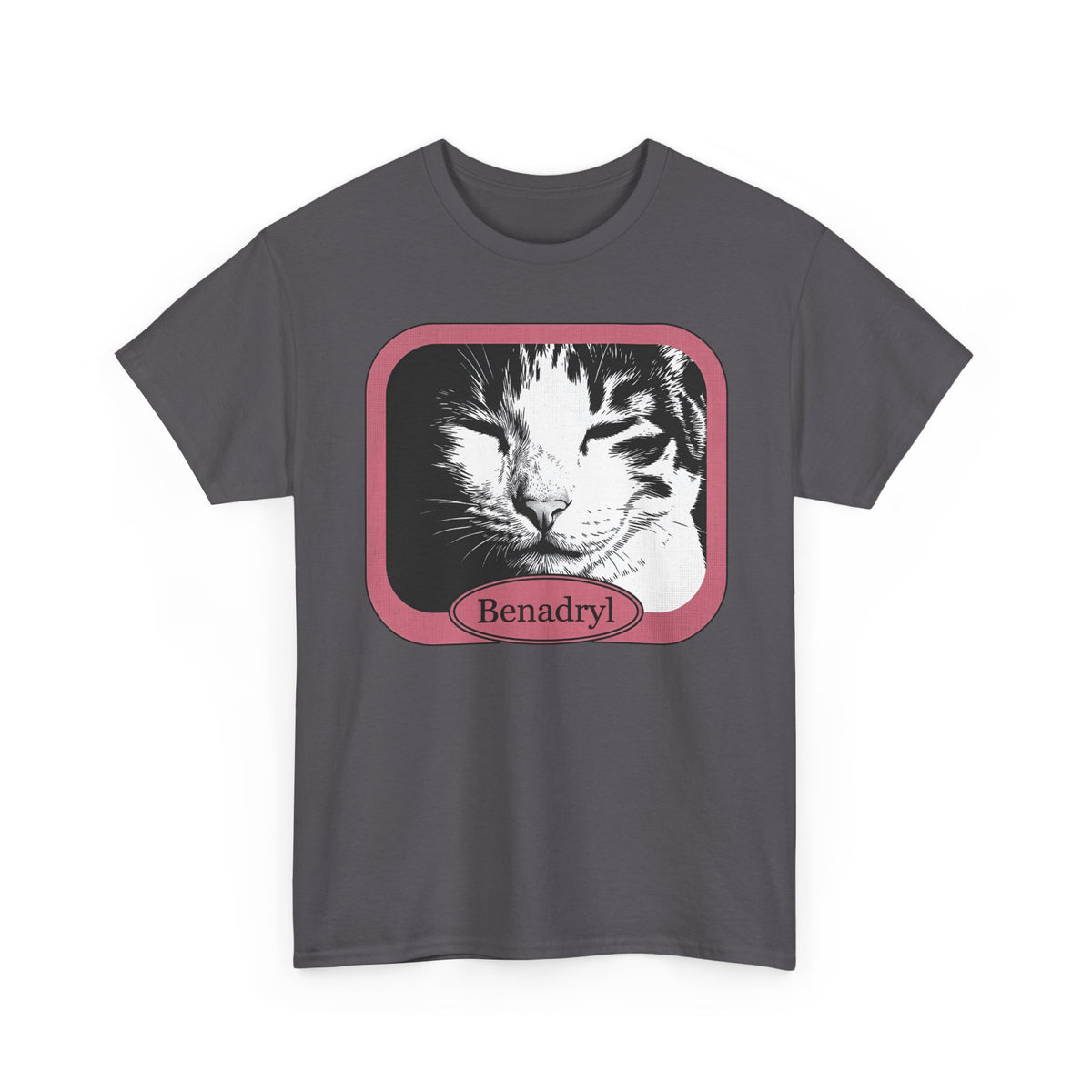 Cat After Benadryl T-Shirt — Funny Groggy Cat Tee