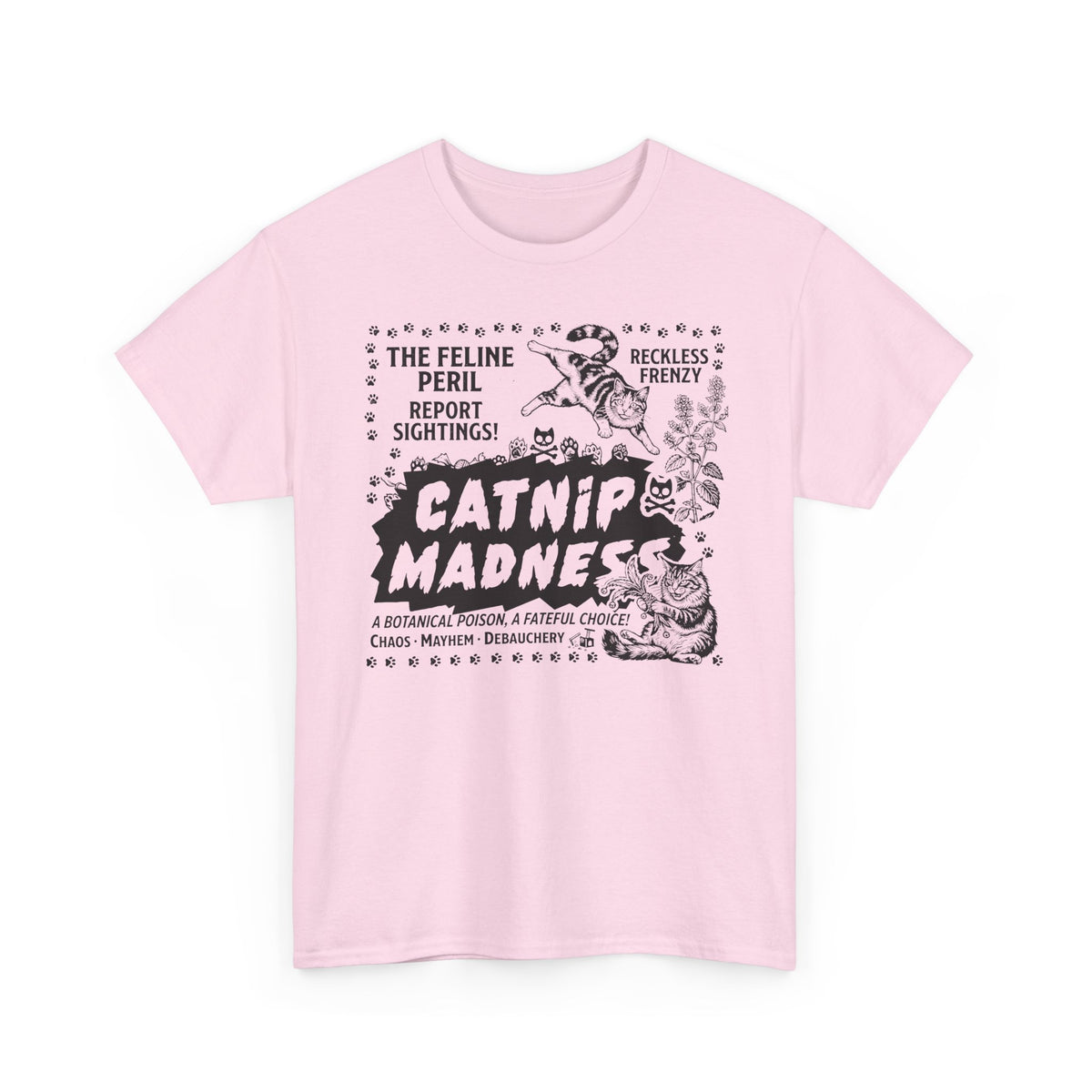 Catnip Madness Cat T-Shirt