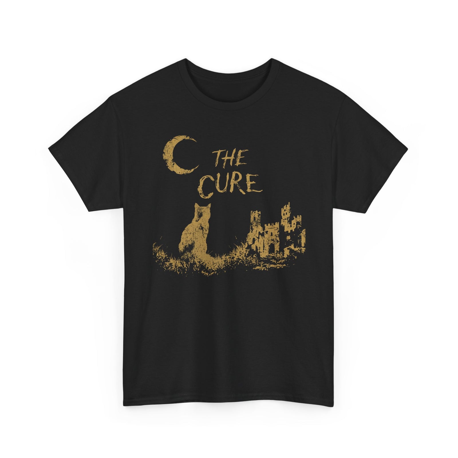 Goth Cat Lover T-Shirt — Goth Aesthetic Cat Tee